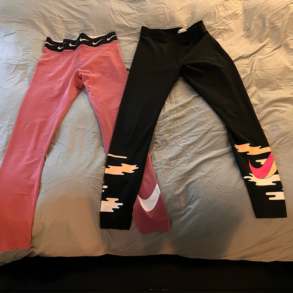 Lot of 2 Nike Dri-Fit tights/leggings Size Medium